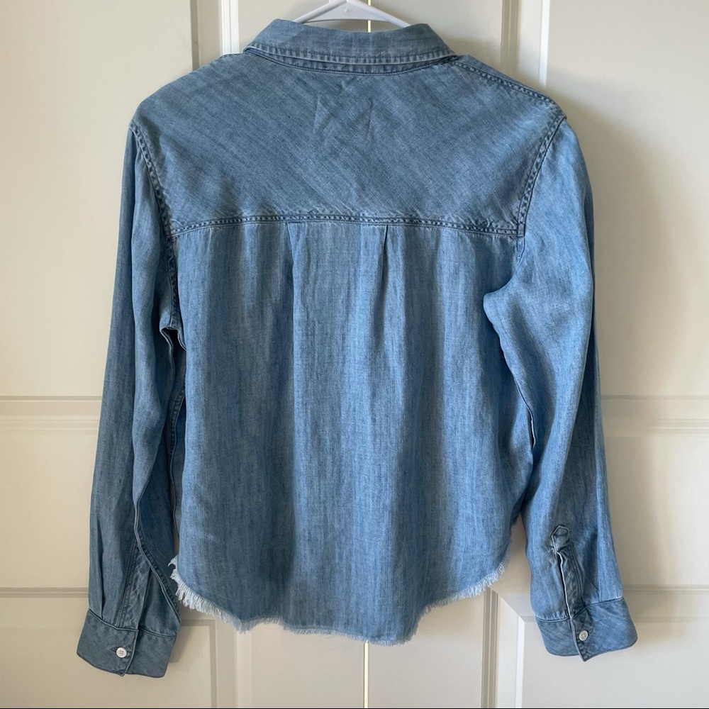 Rails Dana Raw Hem Chambray Shirt - Picture 13 of 15